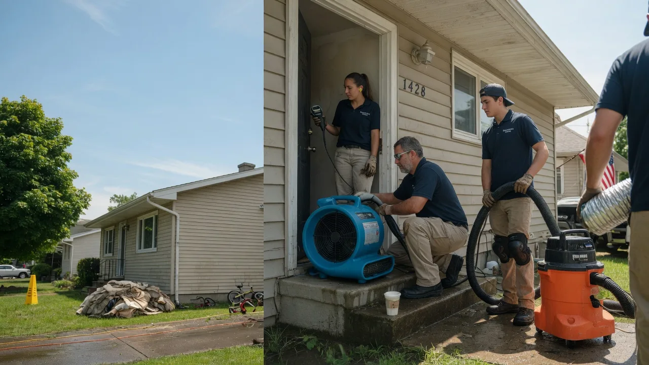 Water Damage Restoration in Parker City, IN near me